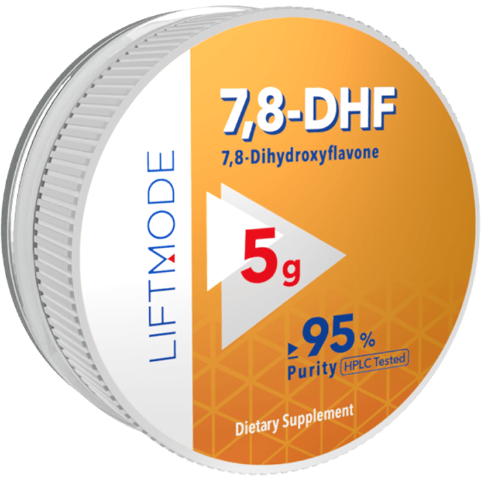 7,8-Dihydroxyflavone powder 5 gram container.