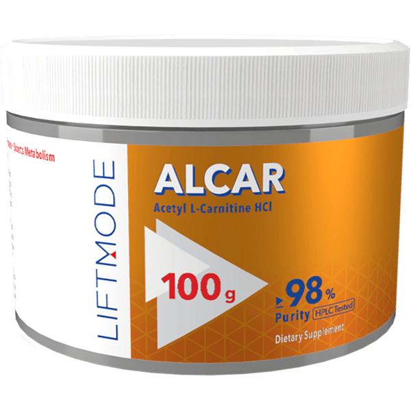 Acetyl-L-Carnitine 100 gram container.