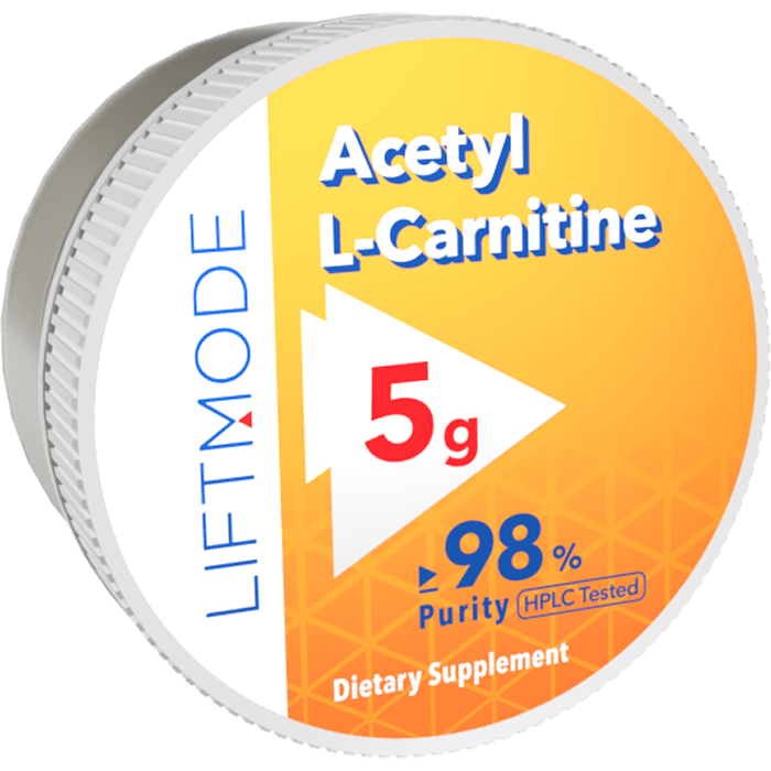 Acetyl-L-Carnitine 5 gram container.