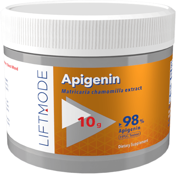 Apigenin Powder 10 gram container.