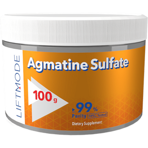 Agmatine Sulfate Powder 100 gram container.