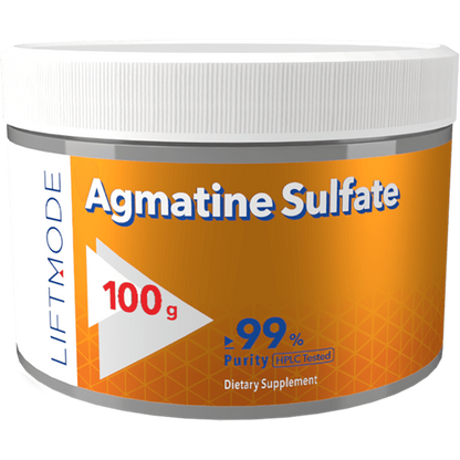 Agmatine Sulfate Powder 100 gram container.