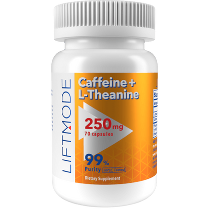 Caffeine 100mg + L-Theanine 150mg Capsules