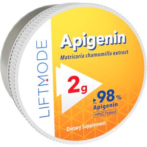 Apigenin Powder 2 gram container.